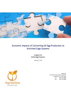 Economic Impacts of Converting US Egg Production to Enriched