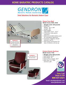 HOME BARIATRIC PRODUCTS CATALOG