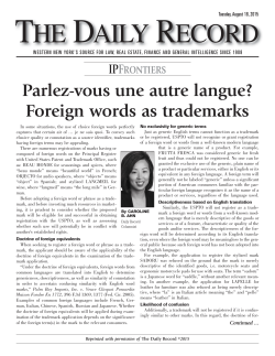 Parlez-Vous Une Autre Langue? - Heslin Rothenberg Farley