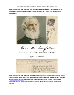 Book Lists for DEAR MR. LONGFELLOW: LETTERS