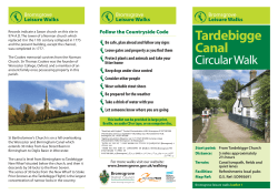 Bromsgrove Tardebigge Canal Circular Walk