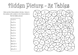 3 Times Tables Colouring 01 - My Virtual School