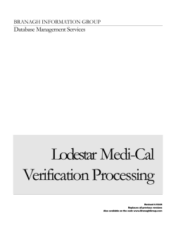 FFP Processing - Branagh Information Group