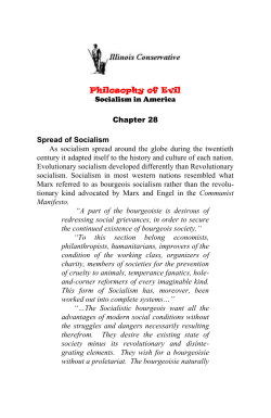 Philosophy of Evil Socialism in America Chapter 28