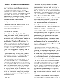 AT MIDNIGHT, IN THE MONTH OF JUNE by Ray Bradbury HE HAD