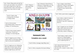 Spring Term Topic Homework