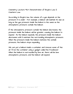 Chemistry Lecture Notes #67