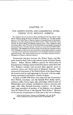 CHAPTER VI THE UNITED STATES AND COMMERCIAL INTER