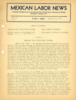mexican labor news - PALMM Digital Collections