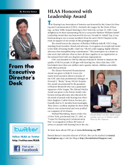 From the Executive Director`s Desk