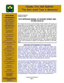 City Hall Bulletin October 18 2012