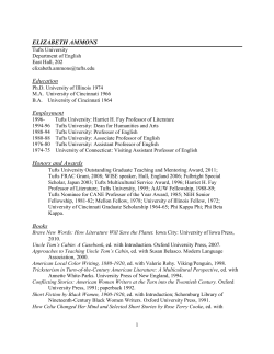 elizabeth ammons - Tufts University