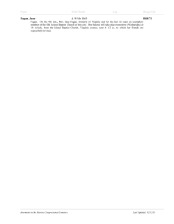 historic and obituaries prior to 2015 beginning with “F”