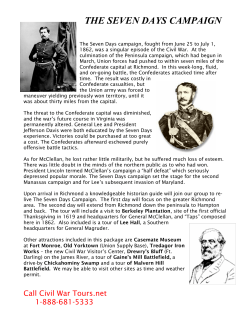 THE SEVEN DAYS CAMPAIGN