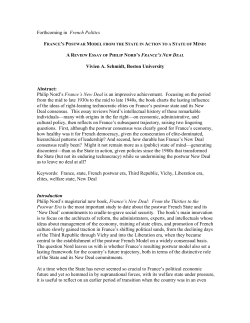 Nord review essay last French New Deal