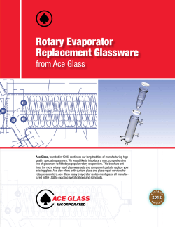 Rotary Evaporator Replacement Glassware