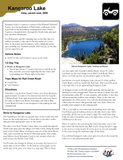 Kangaroo Lake - North Trinity Lake Online