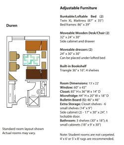 Standard Duren floorplan