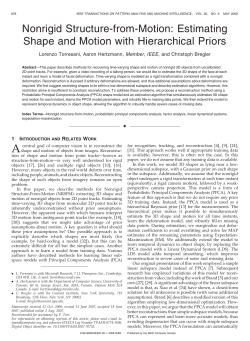 Nonrigid Structure-from-Motion: Estimating Shape