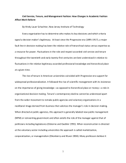 Hindy Schacter - American Society for Public Administration