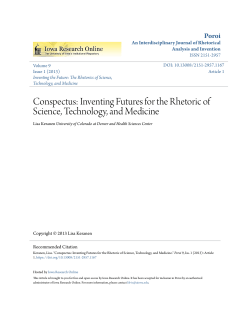 Inventing Futures for the Rhetoric of Science, Technology, and