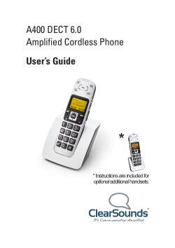 A400 DECT 6.0 Amplified Cordless Phone