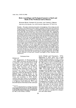 Biotic Assemblages and Ecological Controls on Reefs and Banks of