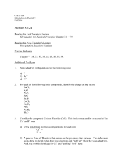 Problem Set 21