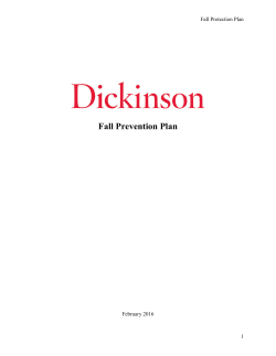 Fall Prevention Program