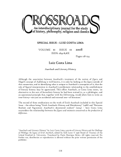 Auerbach and Literary History