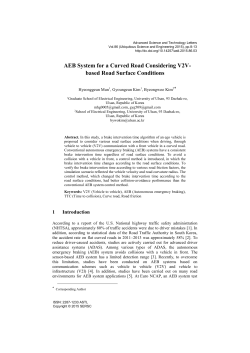 AEB System for a Curved Road Considering