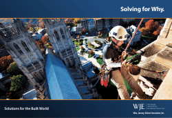 Working at WJE  - Wiss, Janney, Elstner Associates, Inc.