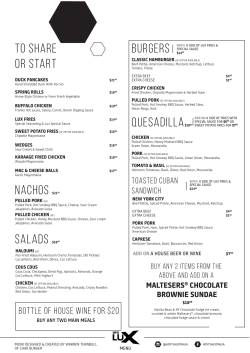 MENU - Hoyts