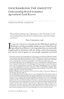 UNSCRAMBLING THE OMELETTE1" Understanding British