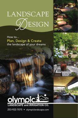 landscape esign - Olympic Landscape and Irrigation