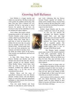 Growing Self-Reliance