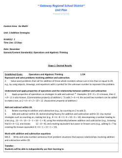 Add - Gateway Regional School District
