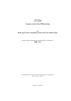 Summary record of the 2990th meeting