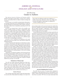 Guide to Authors - Aries Systems Corporation