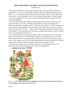 Marco Polo Park: The Short Lived Local Theme Park