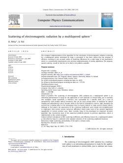 Scattering of electromagnetic radiation by a multilayered sphere