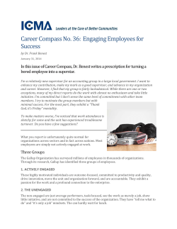 Career Compass No. 36: Engaging Employees for Success