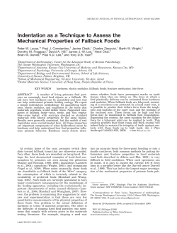 Indentation as a technique to assess the mechanical properties of