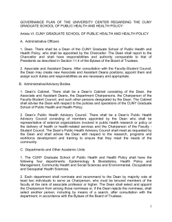 CUNY Graduate School of Public Health and Health