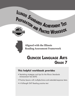 glencoe language arts - McGraw Hill Higher Education