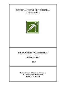 national trust of australia (tasmania)