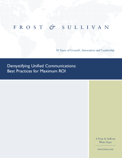 Demystifying Unified Communications: Best Practices