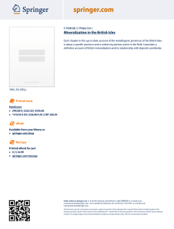 Mineralization in the British Isles