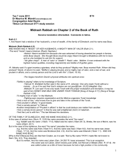 Midrash Rabbah on Chapter 2 of the Book of Ruth
