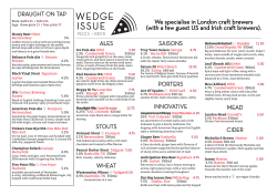 drinks - Wedge Issue Pizza